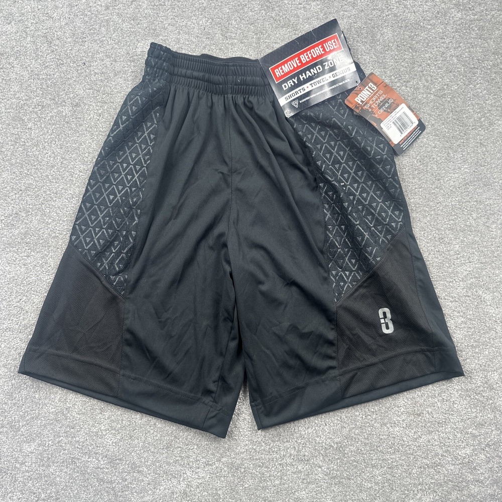 Point 3 Men's Basketball Shorts Size XS Black